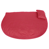 Organic Dog Bed pink water-repellent