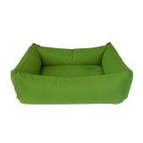 Organic Dog Bed Box grass green