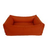 Organic Dog Bed Box orange